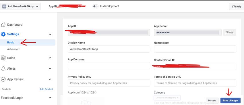 How to build and publish a .NET Core API to perform CRUD operations on Azure Cosmos DB (SQL API) and secure it using Facebook Authentication